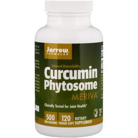 Jarrow Formulas, Curcumin Phytosome, 500 mg, 120 rostlinných kapslí