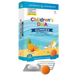 Nordic Naturals, Children’s DHA Gummies, Tropical Punch, 30 gumových bonbonů