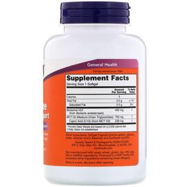 Now Foods Berberine Glucose Support, 90 softgel kapslí, složen