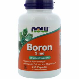Now Foods Boron, 3 mg, 250 kapslí