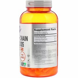 Branched Chain Amino Acids (BCAA) 120 kapslí, složení