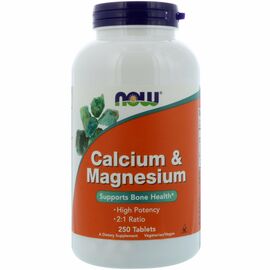 Now Foods Calcium & Magnesium, 120 tablet