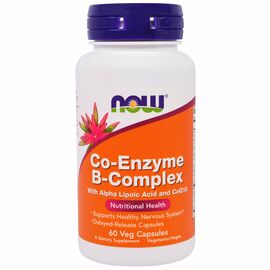 Now Foods Co-Enzyme B-Complex, 60 rostlinných kapslí