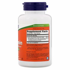 Now Foods, Curcumin, 60 rostlinných kapslí, složení