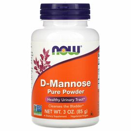 Now Foods D-Mannose (D-manóza), Čistý prášek, 85 g