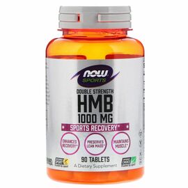 Now Foods HMB, Double Strength, 1000 mg, 90 tablet