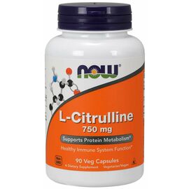 Now Foods L-Citrulline 750 mg, 90 veg caps