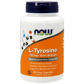 Now Foods L-Tyrosine 750 mg, 90 veg caps