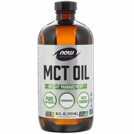 Now Foods MCT Olej tekutý, bez příchuti, 473 ml
