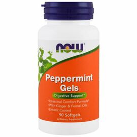 Now Foods Peppermint Gels (máta peprná), 90 softgel kapslí :