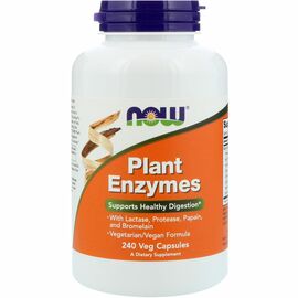 Now Foods Plant Enzymes (rostlinné enzymy) , 240 rostlinných kapslí