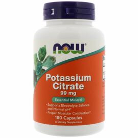 Now Foods Potassium Citrate 99 mg, 180 capsules