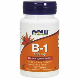 Now Foods Vitamin B1, 100 mg, 100 tablet