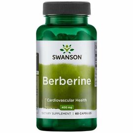 Swanson Berberine 400 mg, 60 kapslí