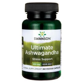 Swanson Ultimate Ashwagandha KSM-66 , 60 rostlinných kapslí