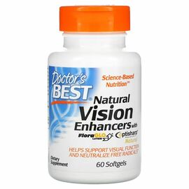 Doctors Best, Natural Vision Enhancers s FloraGlo® Luteinem, 60 softgel kapslí