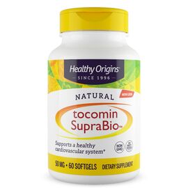 Healthy Origins Tocomin SupraBio (Vitamin E komplex), 50mg, 60 softgel kapslí