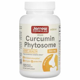 Jarrow Formulas, Curcumin Phytosome, 500 mg, 120 rostlinných kapslí