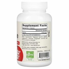 Jarrow Formulas, Taurin, 1 000 mg, 100 kapslí, složení