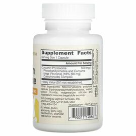 Jarrow Formulas Curcumin Phytosome (MERIVA) 500 mg, 60 rostlinných kapslí, složení