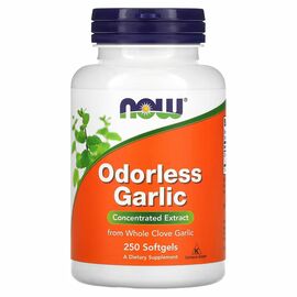 NOW Foods, Odorless Garlic (česnek bez zápachu), 250 softgel kapslí