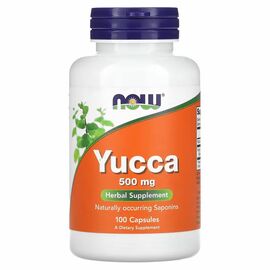 NOW Foods, Yucca, 500 mg, 100 kapslí