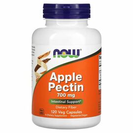 NOW Foods, Apple Pectin, 700 mg, 120 rostlinných kapslí