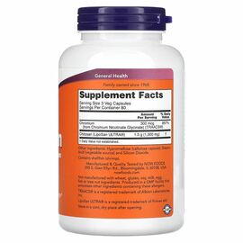 NOW Foods, Chitosan, 500 mg, 240 rostlinných kapslí_slozeni