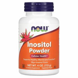 NOW Foods, Inositol Powder, 113 g, čistý prášek
