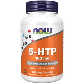 NOW Foods 5-HTP 100 mg, 120 rostlinných kapslí