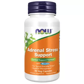 NOW Foods, Adrenal Stress Support (nadledvinky) with Relora™, 90 rostlinných kapslí