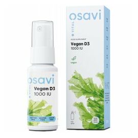Osavi, Vegan D3 ústní sprej, 1000 IU, 12,5 ml