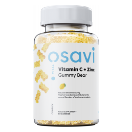 Osavi, Vitamín C + Zinc , Citron, 60 gummies