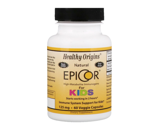 Epicor for Kids 125 mg, 60 veg.kapsli