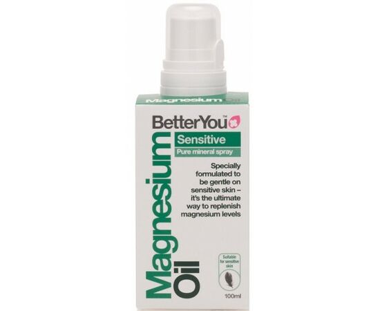 BetterYou, Magnesium Oil Sensitive (hořčíkový sprej, citlivý, 100 ml