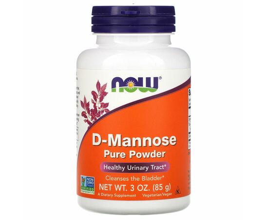 Now Foods D-Mannose (D-manóza), Čistý prášek, 85 g