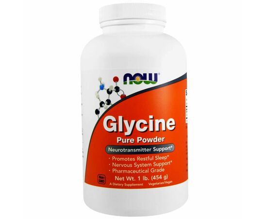 Now Foods Glycine, Pure Powder, 454 g