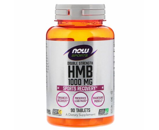 Now Foods HMB, Double Strength, 1000 mg, 90 tablet