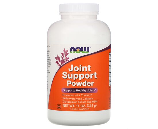Now Foods, Joint Support Powder, čistý prášek, 312 g