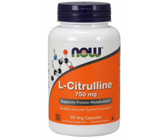 Now Foods L-Citrulline 750 mg, 90 veg caps