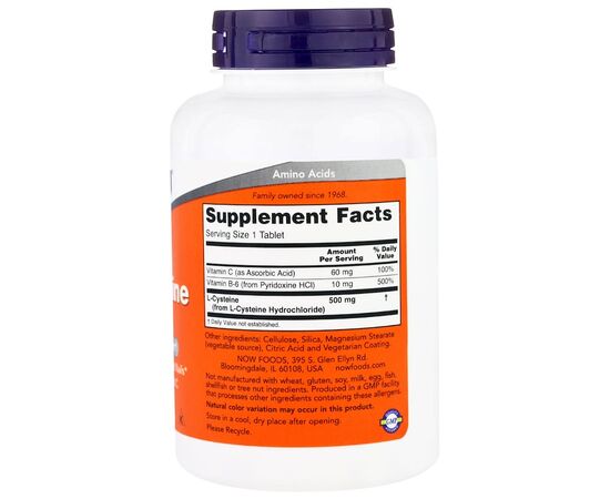 L-Cystein 500 mg 100 tablet