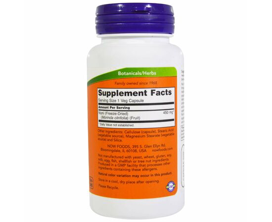 Noni 90 kapsli slozeni