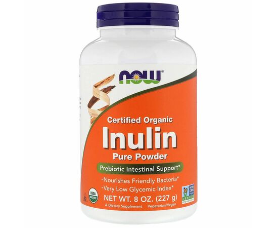 Organic Inulin, Prebiotic Pure Powder, 227 g