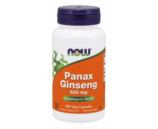 Now Foods Panax Ginseng 500 mg, 100 veg caps