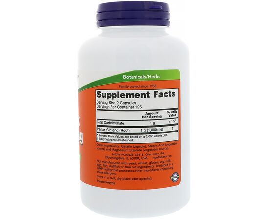 Panax ginseng kapsle