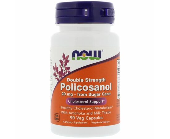 Now Policosanol Plus 20 mg, 90 veg. kapslí