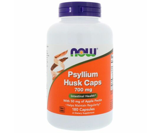 Psyllium Husk 700 mg, 180 kapslí