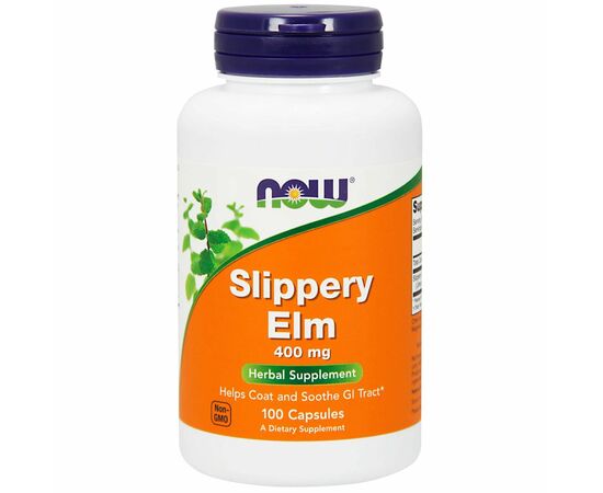 Now Foods Slippery Elm 400 mg, 100 caps