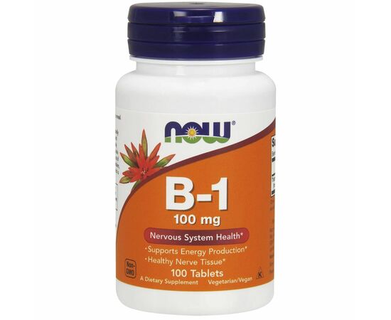 Now Foods Vitamin B1, 100 mg, 100 tablet