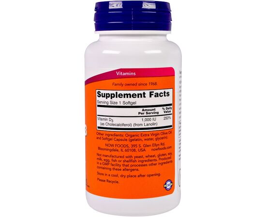 Vitamin D 180 kapsli